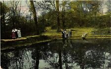 VTG Postcard- . LAKE GAZING. UnPost 1910 picture