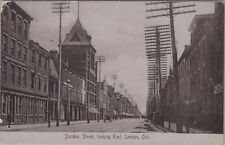 Dundas Street Looking East London Ontario Erie IL 1906 PM Postcard picture
