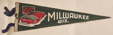 1950s The New Sports Arena Felt Pennant Milwaukee, WI Milwaukee Panther Arena picture