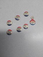1956 ADLAI STEVENSON ESTES KEFAUVER campaign pin button 7 Total See Pictures picture