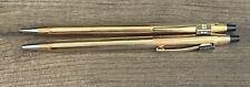 Vintage Cross 10K Gold Filled Pen Pencil Set GM Goodwrench Service picture
