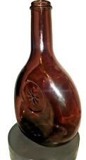 Vintage Wheaton Nuline NJ Elegant Amber Glass Bottle Decanter Glassboro 1850 picture