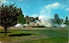 Vintage Postcard Buckingham Fountain Grant Park Chicago Illinois IL 1961    X144 picture