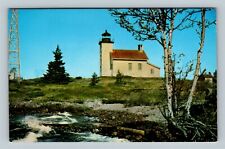 Copper Harbor MI, Copper Harbor Lighthouse Michigan Vintage Postcard picture