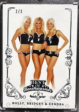 HOLLY BRIDGET KENDRA 2021 Best Of Benchwarmers Turquoise Foil #2/3 Playboy picture