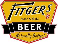 Fitger's Natural Beer of Duluth, Minnesota Diecut Sign: 18