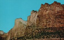 Zion National Park, Utah, UT, Three Patriarchs, Chrome Vintage Postcard e1334 picture
