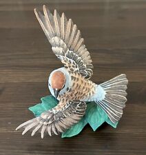 Lenox Chirpping Sparrow Fine Porcelain Bird Figurine Slight Damage picture