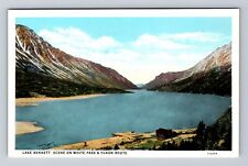 Lake Bennett AK-Alaska, Scenic View On White Pass & Yukon Route Vintage Postcard picture