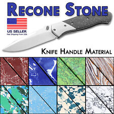 Knife Handle Material - Recone Stone Handle Scales - Reconstituted Stone Handles picture