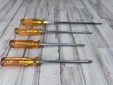 Vintage Vaco Screw Holding Screwdrivers  Flat & Phillips 4 pcs. picture