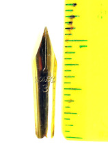 WAHL #3  Nib, 14 kT Gold , Fine Point Size,  Very Flexible picture