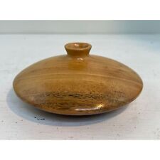 Vintage Wood Bud Vase Handcrafted In Kuranda Australia picture