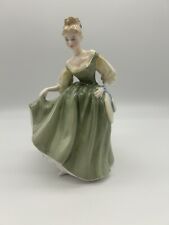 Vintage 1962 Royal Doulton Fair Lady Green Dress HN 2193 Figurine picture