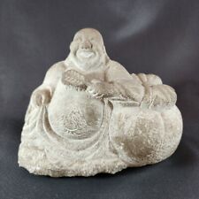 Antique Japanese Stone Buddha Statue Ebisu the god of prosperity with commerce picture
