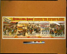 Ringling Bros' enormous free spectacular street carnival,big new parade,c1898 picture