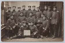 WWI RPPC German Soldiers Group Portrait Postcard 1917 Korporalschaft picture