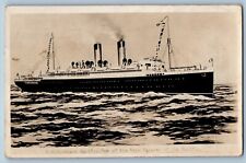 San Francisco CA Postcard RPPC Photo SS Northern Pacific Twin Palaces c1910's picture