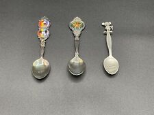 Vintage DISNEY~Mickey Mouse~MGM~Lot of 3 Collectors Souvenir Spoons Miniature picture