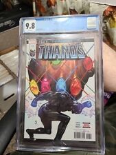 Thanos # 17 Cover A CGC 9.8 1st Printing Damaged  Read  picture