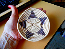 Miniature Wedding Tray Coiled Sweet grass Basket STAR picture