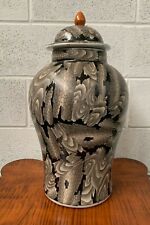 A Large Vintage Enamel Chinese Porcelain Covered Jar picture