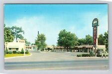 Highland IN-Indiana, Bob's Deluxe Motel, Street View, Ad, Vintage Postcard picture