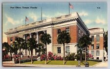 Vintage Postcard U.S. Post Office USPS Tampa FL Florida Unposted picture