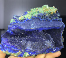 441g Top Quality Rare&Raw Natural Blue Azurite Crystal &Green Malachite Mineral  picture