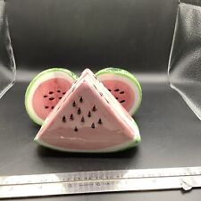 Watermelon Salt And Pepper With Napkin Holder picture