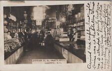 Van Etten, NY *rare* real photo postcard, BG Daly's store interior New York RPPC picture