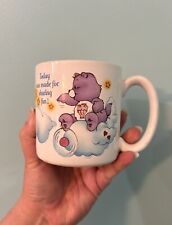 Vintage 1980s Care Bear Stoneware Coffee Mug American Greetings Sharing Day picture