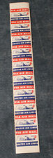 Rare New 10 piece USA Airline Private post? 5 cents United Airlines Stamp Strip picture