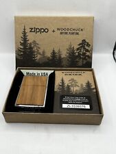 2021 Woodchuck Walnut Zippo Mint In Box Buy One, Plant One Walnut On Chrome. picture