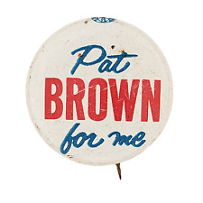 California Governor Pat Brown Campaign Button picture