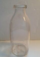 Borden's Glass Quart Milk Bottle Lafayette IndianGraphic Vintage 9” 1950s picture
