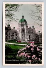 Victoria British Columbia-Canada, Parliament Building, Antique Vintage Postcard picture