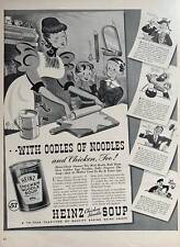 Vintage 1940s Heinz Chicken Noodle Soup Ad picture