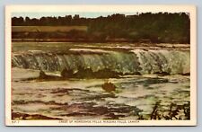 c1949 Crest Of Horseshoe Falls Niagara Falls, Canada VINTAGE Postcard picture