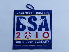 Unused 2010 100th Anniversary Year of Celebration Boy Scout BSA Square Patch picture