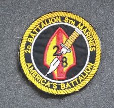 USMC 2d Bn8th Mar PATCH 2nd Battalion 8th Marines OF 28 America's Battalion picture