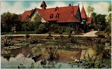 Humboldt Park Lily Pond & Stables Chicago Illinois IL 1900s Postcard Unused UDB picture