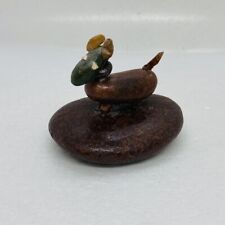 Rare 1960s Rock Fragments Little Dog Paperweight Figurine Mexico 3.5” Decor 6 picture