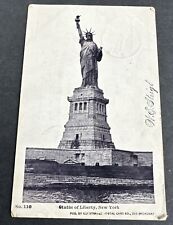 Vintage Postcard:  Statue of Liberty  New York Postal Card Co. W.E. Strigl  1898 picture