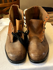WW2 German Brown Ankle Boots Unissued picture