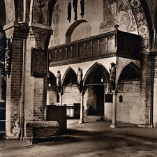 Vintage RPPC Church Interior Holy Spirit Heiligen Geist Hospital Lubeck Postcard picture