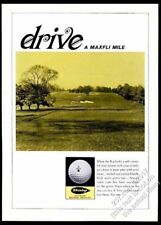 1965 Dunlop Maxfli 6 golf balls ball course photo vintage print ad picture