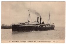 1910s Bordeaux Liner SS Atlantique of Messageries Maritime Original Postcard picture