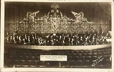 RPPC St Louis Fox Theater Grand Orchestra Missouri Real Photo Postcard 1930 picture