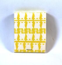 Vintage Yellow & White Full Matchbook Diamond Match Div. picture